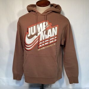 Jordan Brown Jumpman Graphic Hoodie Men’s Size Medium